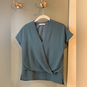 M.M. LaFleur The Antonia Top in Rainforest, size S